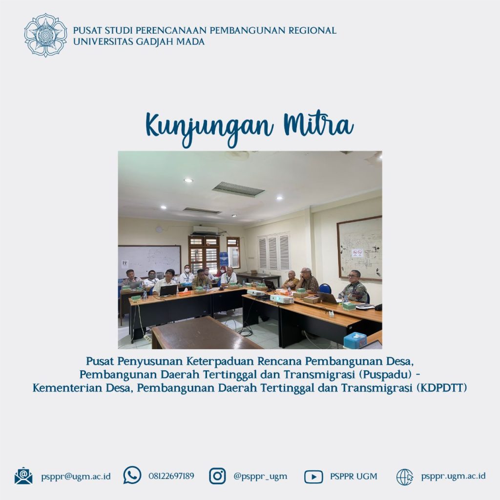 Kunjungan Mitra Pusat Penyusunan Keterpaduan Rencana Pembangunan Desa