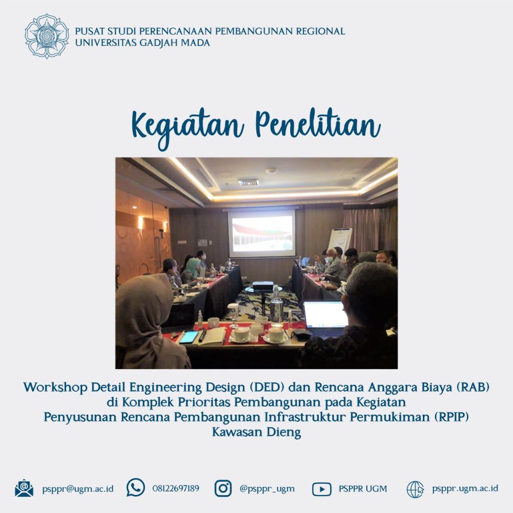 Kegiatan Penelitian: Workshop DED dan RAB di Komplek Prioritas